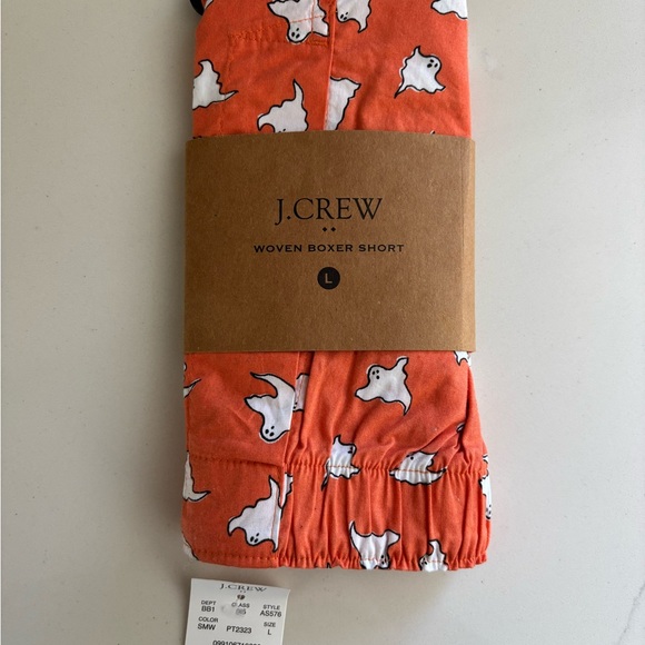 J.Crew Orange Ghost Pattern Boxer Shorts - Picture 1 of 4
